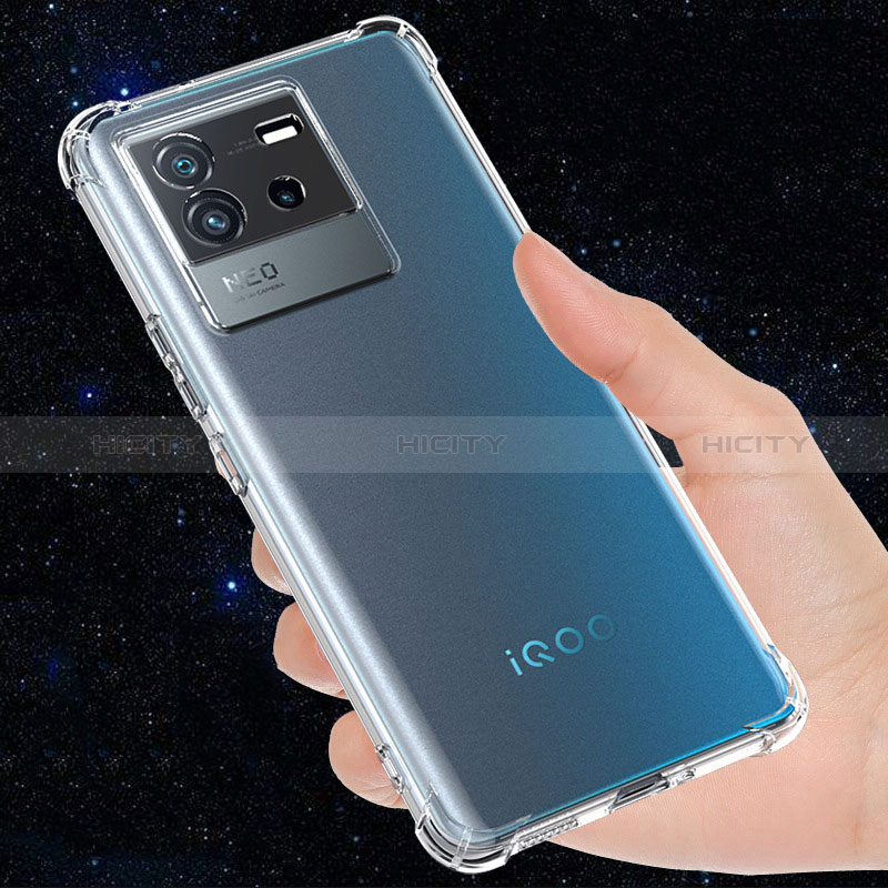 Coque Ultra Slim Silicone Souple Transparente pour Vivo iQOO Neo6 SE 5G Clair Plus