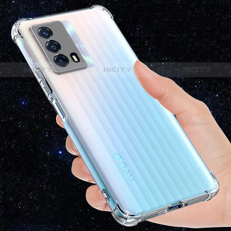 Coque Ultra Slim Silicone Souple Transparente pour Vivo iQOO Z5 5G Clair Plus