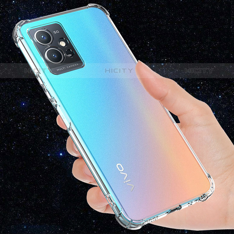 Coque Ultra Slim Silicone Souple Transparente pour Vivo iQOO Z6 5G Clair Plus