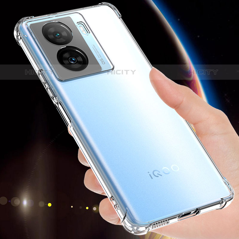 Coque Ultra Slim Silicone Souple Transparente pour Vivo iQOO Z7x 5G Clair Plus