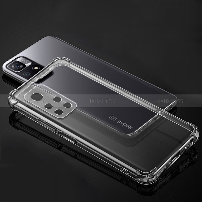 Coque Ultra Slim Silicone Souple Transparente pour Xiaomi Poco M4 Pro 5G Clair Plus