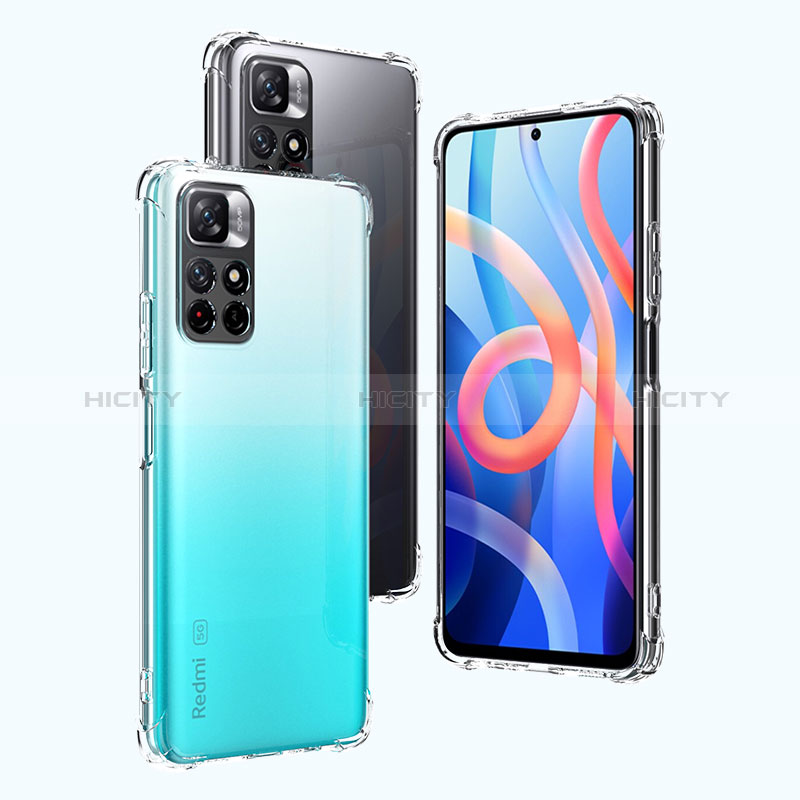 Coque Ultra Slim Silicone Souple Transparente pour Xiaomi Poco M4 Pro 5G Clair Plus