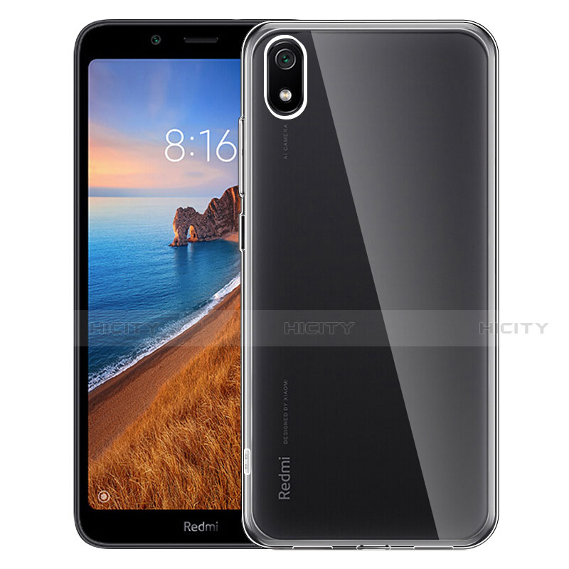 Coque Ultra Slim Silicone Souple Transparente pour Xiaomi Redmi 7A Clair Plus