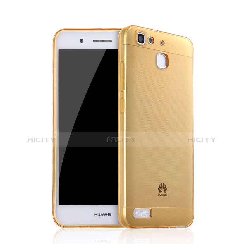 Coque Ultra Slim TPU Souple Transparente pour Huawei G8 Mini Or Plus