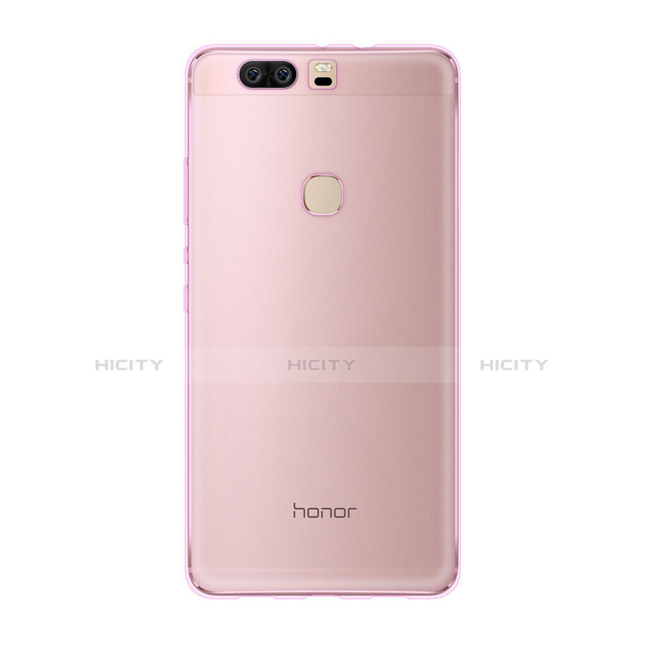 Coque Ultra Slim TPU Souple Transparente pour Huawei Honor V8 Rose Plus