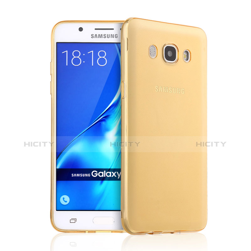 Coque Ultra Slim TPU Souple Transparente pour Samsung Galaxy J5 (2016) J510FN J5108 Or Plus