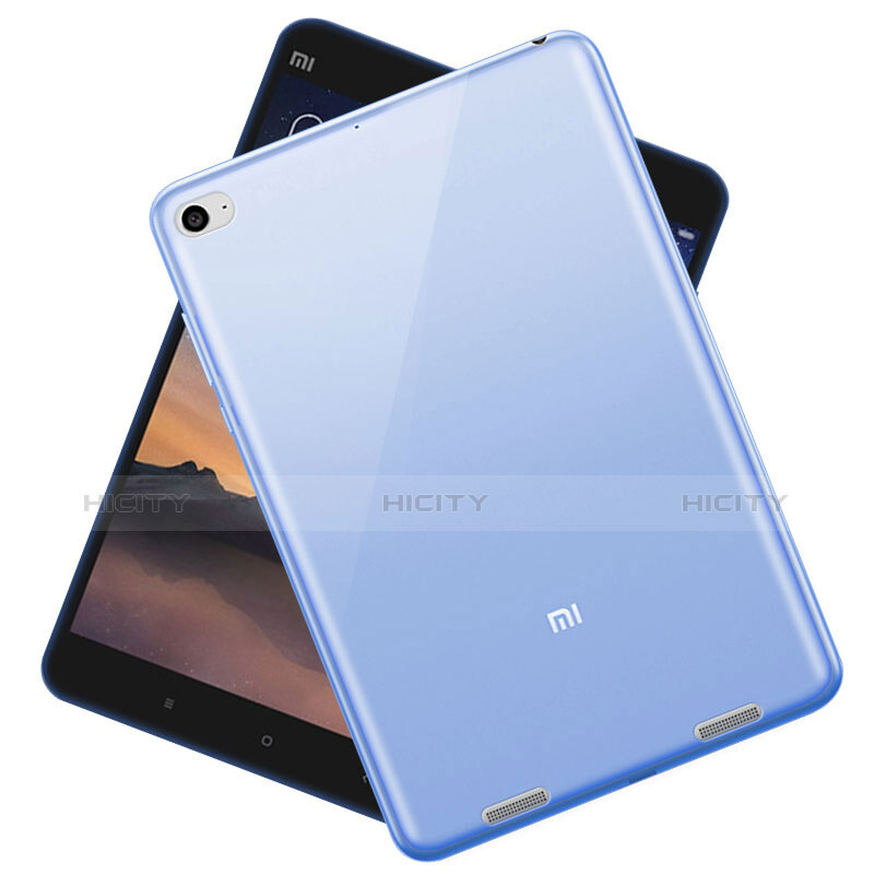 Coque Ultra Slim TPU Souple Transparente pour Xiaomi Mi Pad 2 Bleu Plus