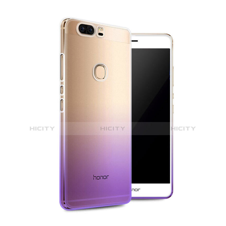 Coque Ultra Slim Transparente Souple Degrade pour Huawei Honor V8 Violet Plus