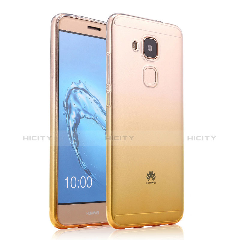 Coque Ultra Slim Transparente Souple Degrade pour Huawei Nova Plus Jaune Plus