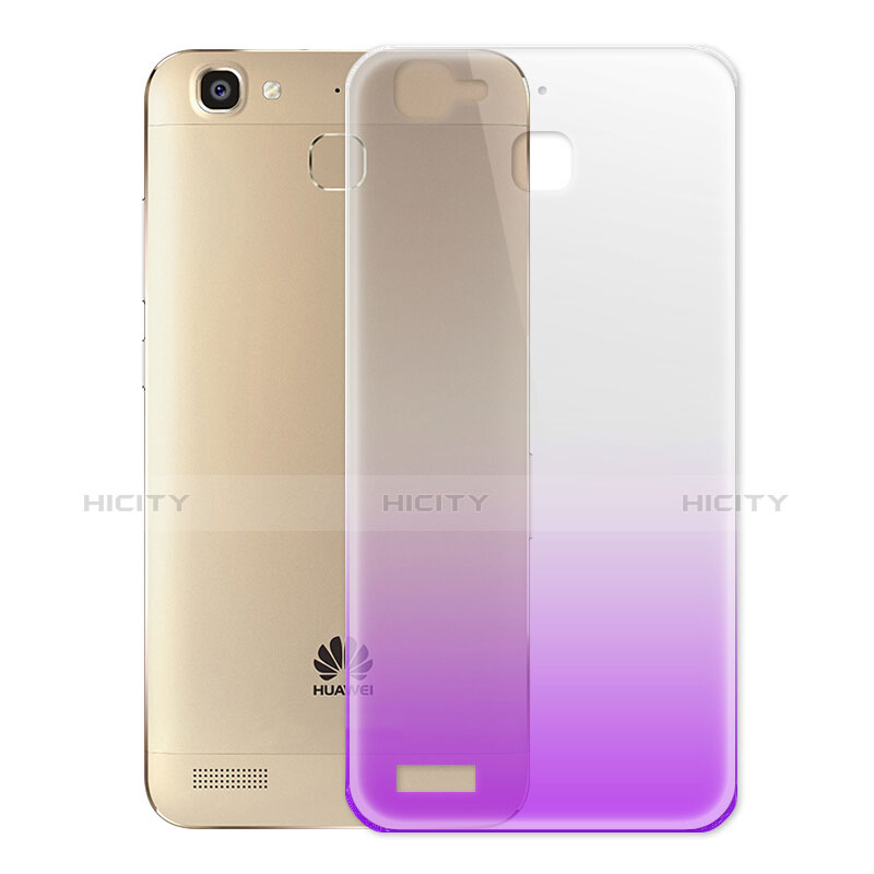 Coque Ultra Slim Transparente Souple Degrade pour Huawei P8 Lite Smart Violet Plus