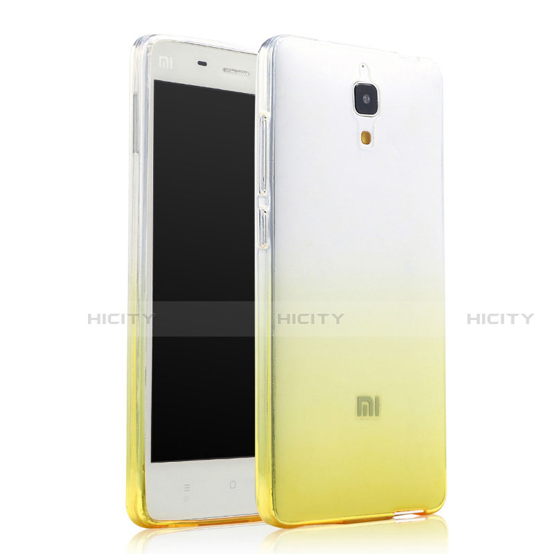 Coque Ultra Slim Transparente Souple Degrade pour Xiaomi Mi 4 Jaune Plus