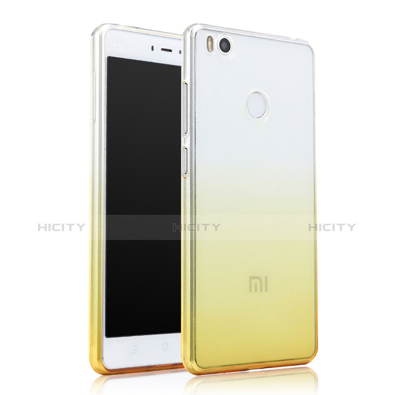 Coque Ultra Slim Transparente Souple Degrade pour Xiaomi Mi 4S Jaune Plus