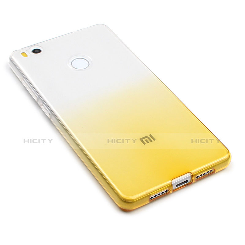 Coque Ultra Slim Transparente Souple Degrade pour Xiaomi Mi 4S Jaune Plus