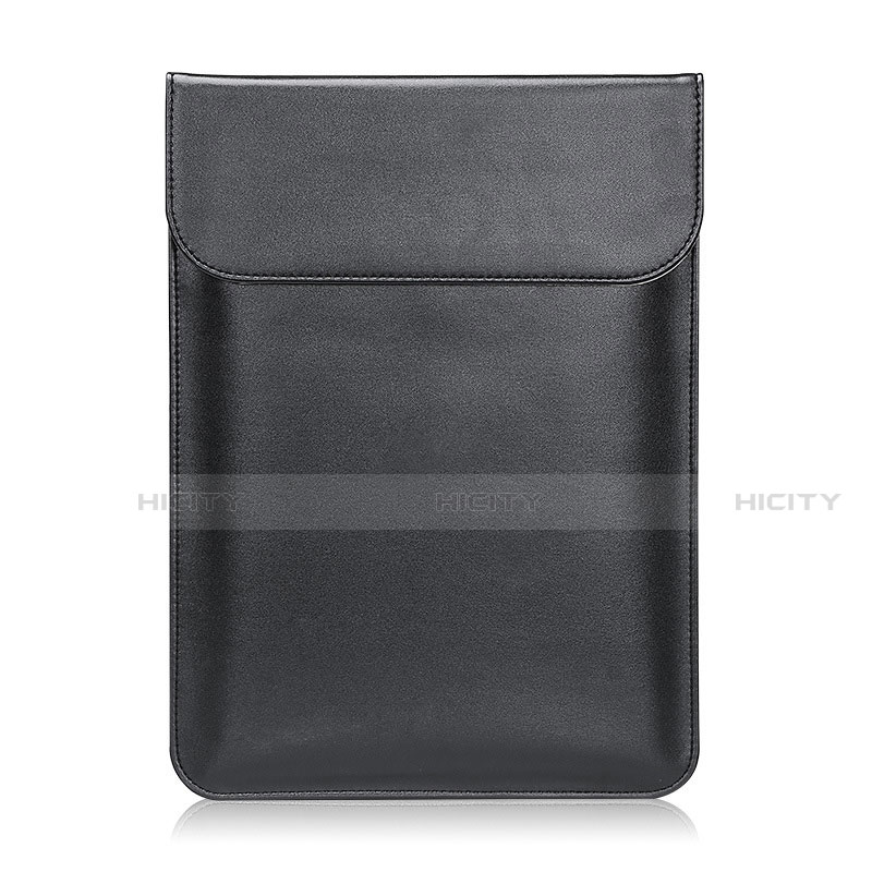 Double Pochette Housse Cuir L01 pour Huawei Matebook 13 (2020) Noir Plus