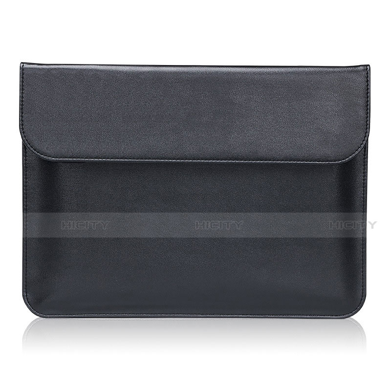 Double Pochette Housse Cuir L02 pour Huawei Honor MagicBook 15 Noir Plus