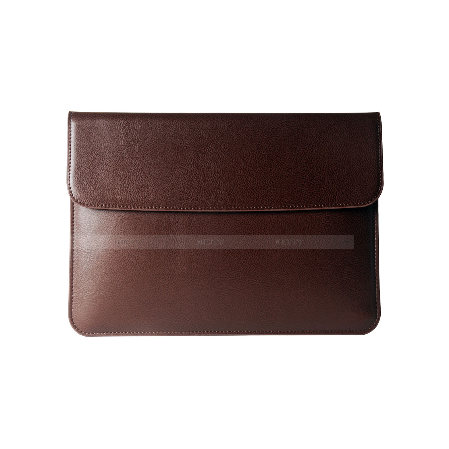 Double Pochette Housse Cuir L05 pour Apple MacBook 12 pouces Marron Plus