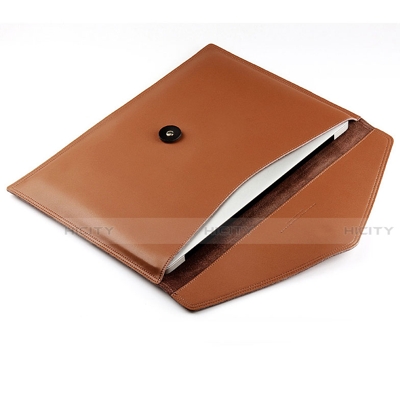 Double Pochette Housse Cuir L08 pour Apple MacBook Air 13 pouces Plus