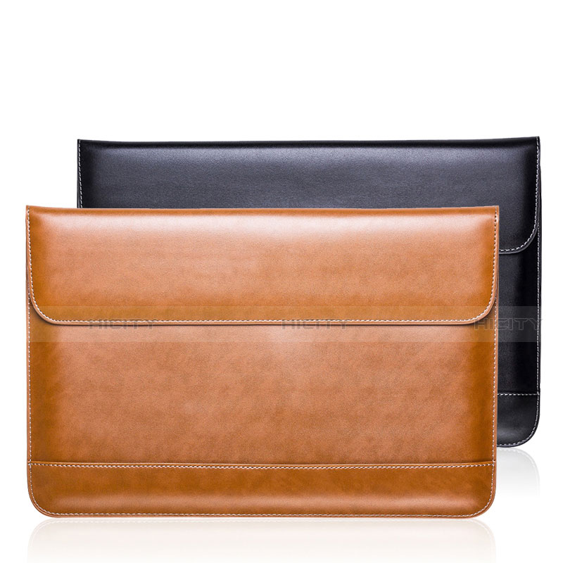 Double Pochette Housse Cuir L14 pour Apple MacBook 12 pouces Plus