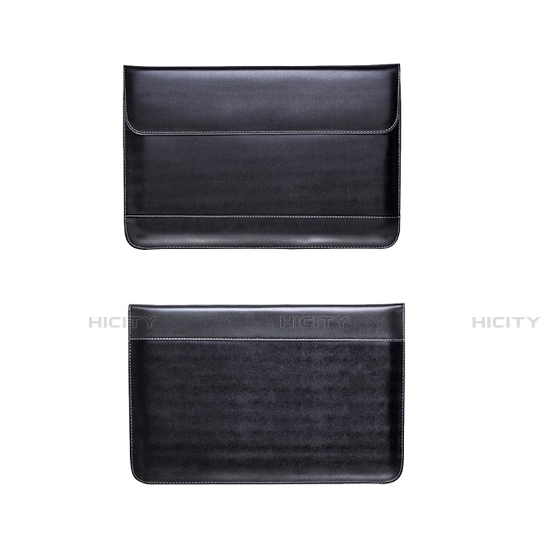 Double Pochette Housse Cuir L14 pour Apple MacBook 12 pouces Plus