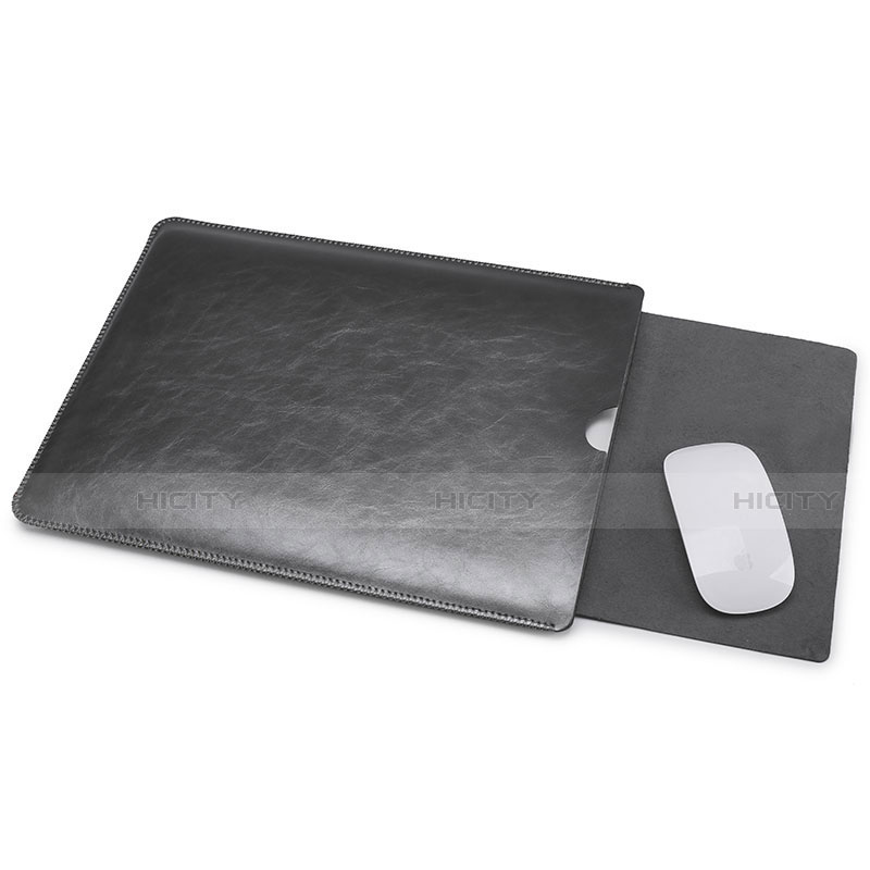 Double Pochette Housse Cuir L17 pour Apple MacBook 12 pouces Plus