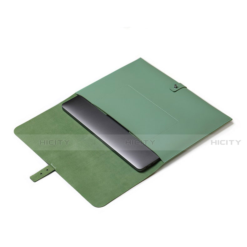 Double Pochette Housse Cuir L18 pour Apple MacBook 12 pouces Plus