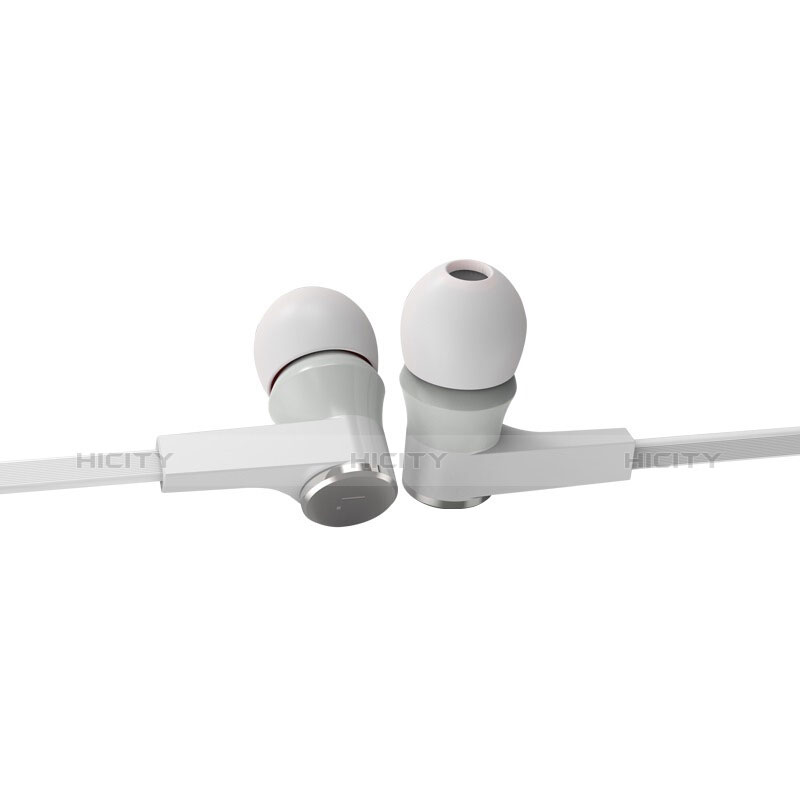 Ecouteur Casque Filaire Sport Stereo Intra-auriculaire Oreillette H12 Blanc Plus