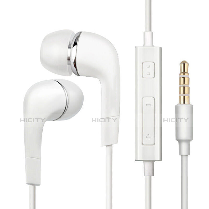 Ecouteur Casque Filaire Sport Stereo Intra-auriculaire Oreillette H33 Blanc Plus