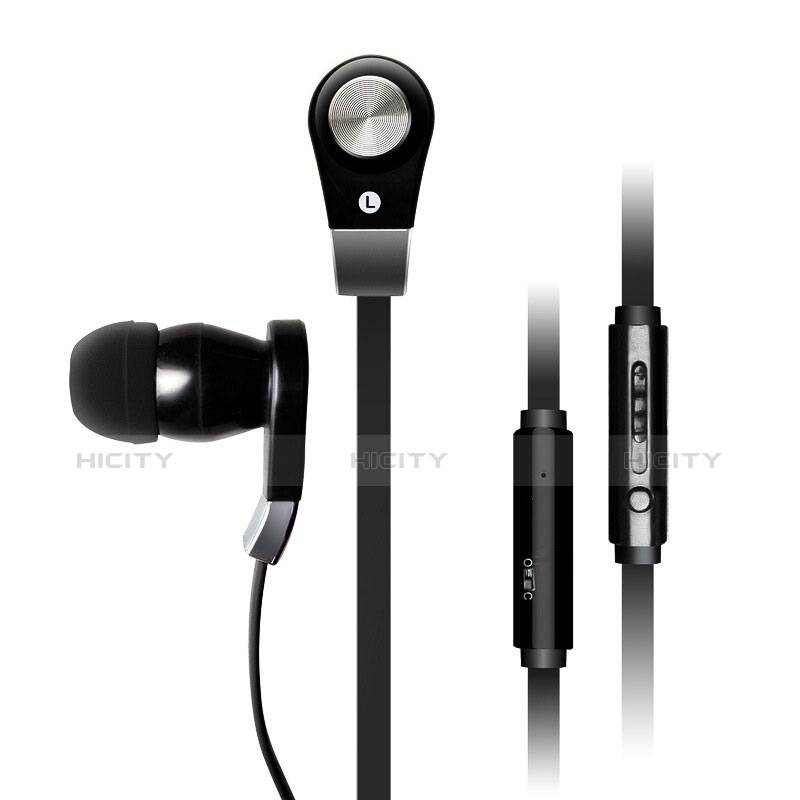 Ecouteur Casque Filaire Sport Stereo Intra-auriculaire Oreillette Noir Plus