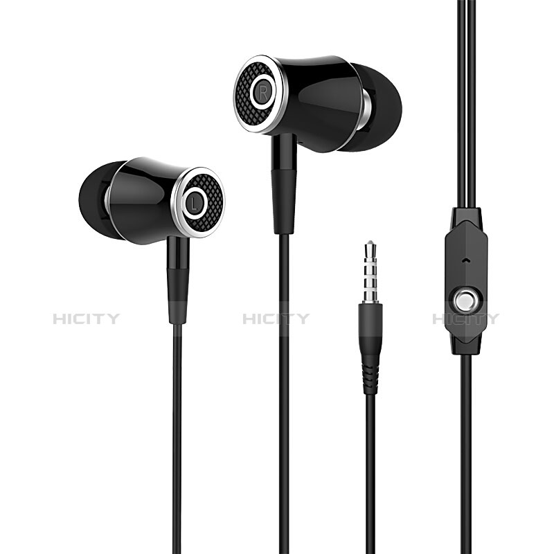 Ecouteur Filaire Sport Stereo Casque Intra-auriculaire Oreillette H06 Noir Plus