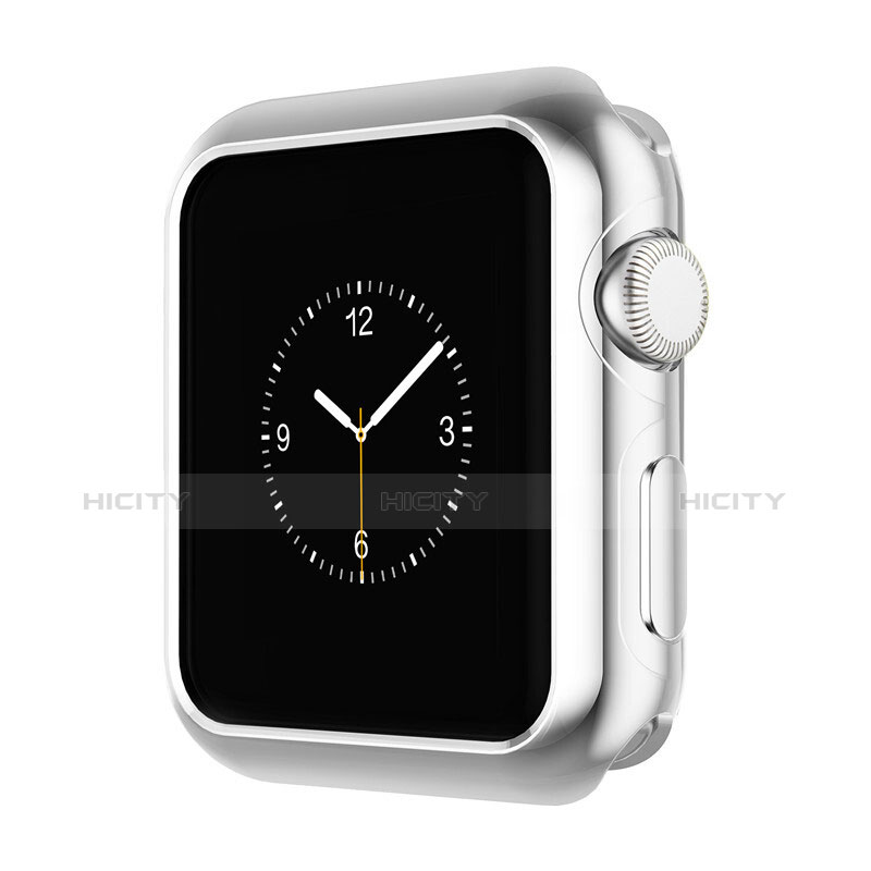 Etui Bumper Luxe Aluminum Metal A01 pour Apple iWatch 38mm Argent Plus