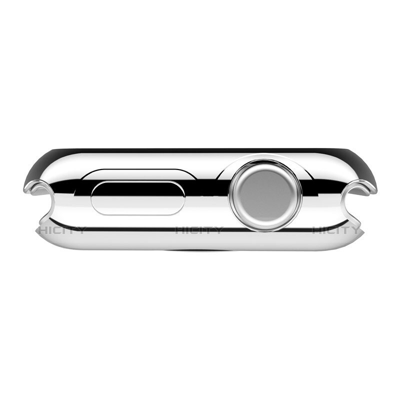 Etui Bumper Luxe Aluminum Metal A01 pour Apple iWatch 38mm Argent Plus