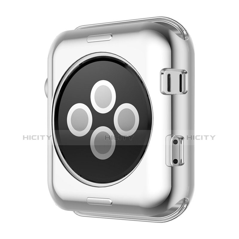 Etui Bumper Luxe Aluminum Metal A01 pour Apple iWatch 38mm Argent Plus