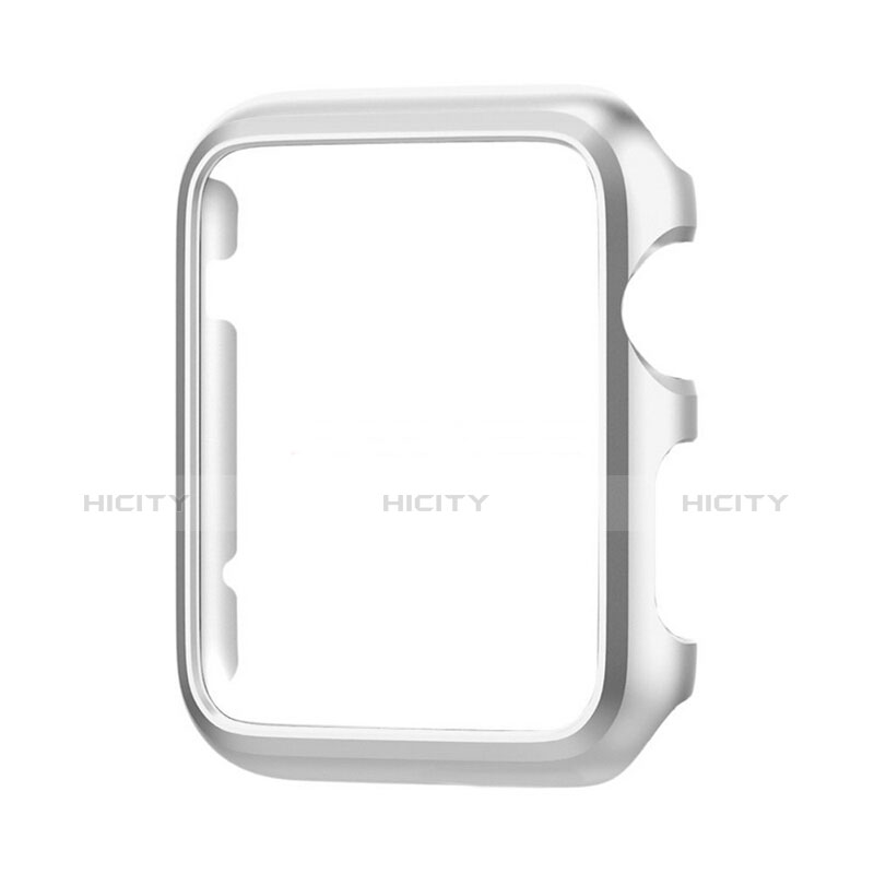 Etui Bumper Luxe Aluminum Metal C01 pour Apple iWatch 3 42mm Argent Plus