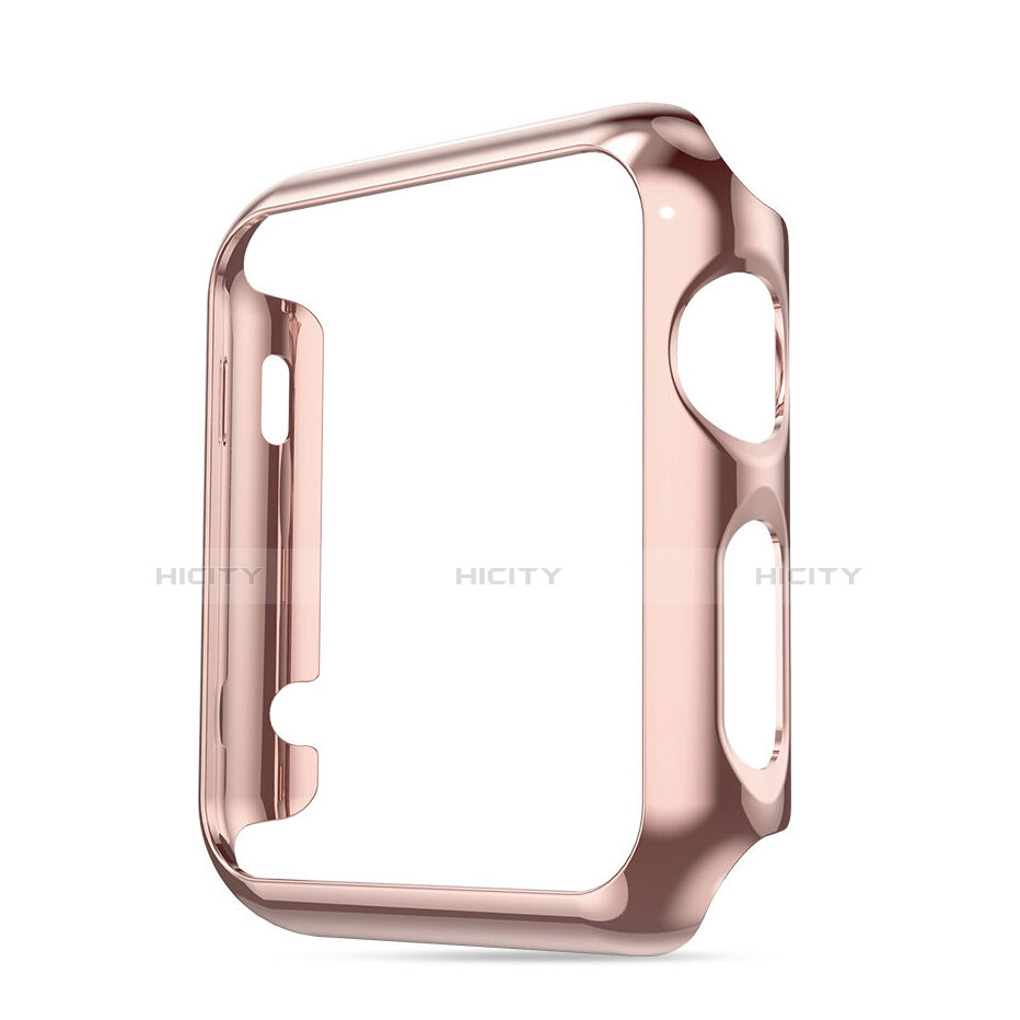 Etui Bumper Luxe Aluminum Metal pour Apple iWatch 2 42mm Rose Plus