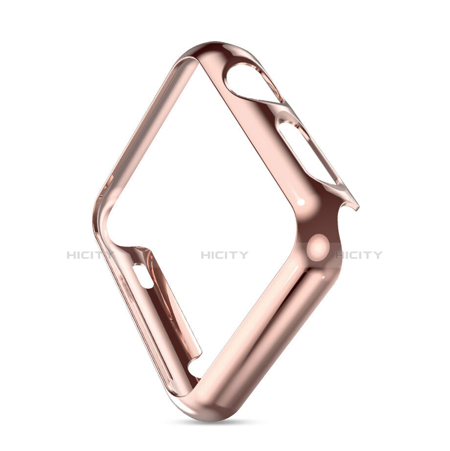 Etui Bumper Luxe Aluminum Metal pour Apple iWatch 2 42mm Rose Plus