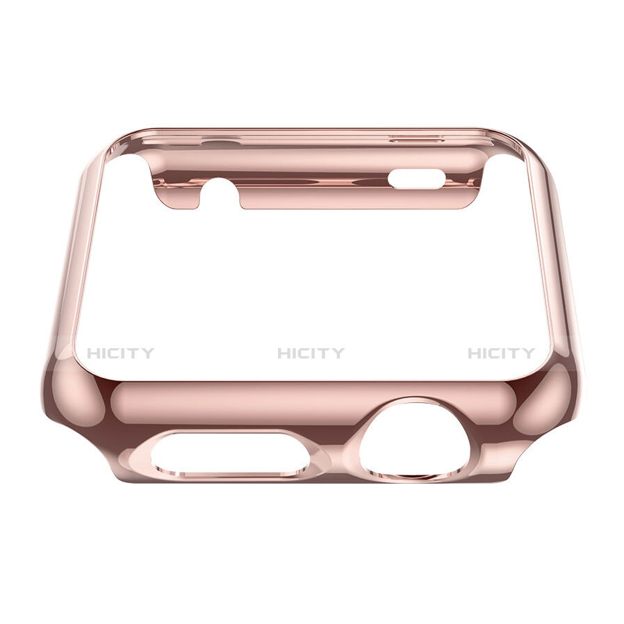 Etui Bumper Luxe Aluminum Metal pour Apple iWatch 2 42mm Rose Plus