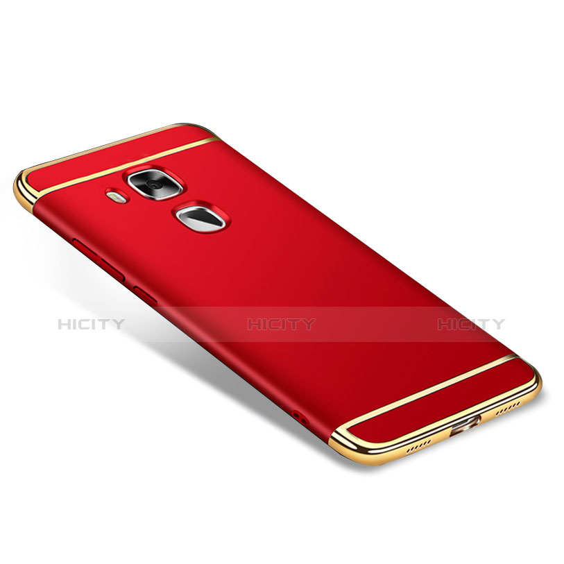 Etui Bumper Luxe Metal et Plastique M01 pour Huawei G9 Plus Rouge Plus