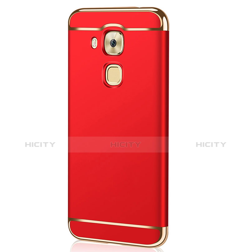 Etui Bumper Luxe Metal et Plastique M01 pour Huawei G9 Plus Rouge Plus