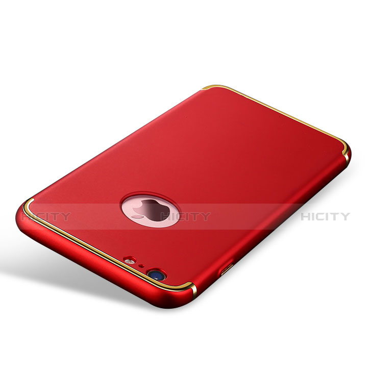 Etui Bumper Luxe Metal et Plastique M02 pour Apple iPhone 6S Rouge Plus