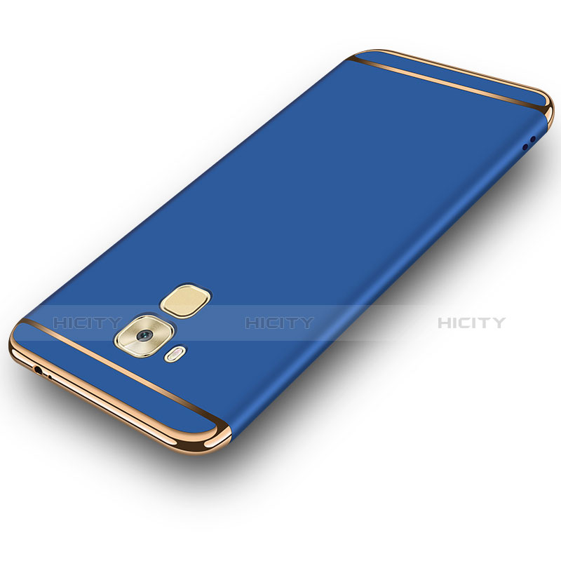 Etui Bumper Luxe Metal et Plastique M02 pour Huawei G9 Plus Bleu Plus