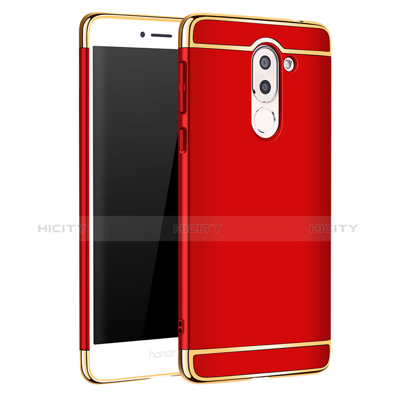 Etui Bumper Luxe Metal et Plastique M02 pour Huawei GR5 (2017) Rouge Plus