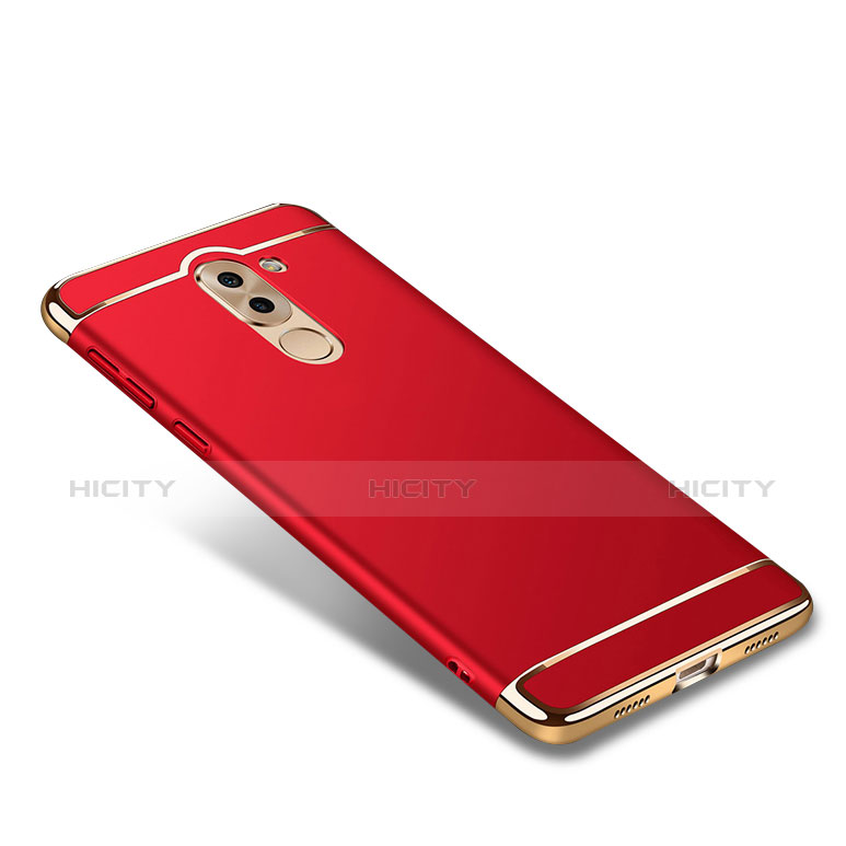 Etui Bumper Luxe Metal et Plastique M02 pour Huawei GR5 (2017) Rouge Plus