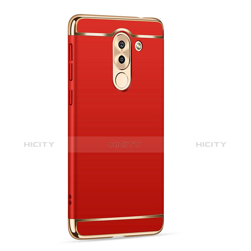 Etui Bumper Luxe Metal et Plastique M02 pour Huawei GR5 (2017) Rouge Plus