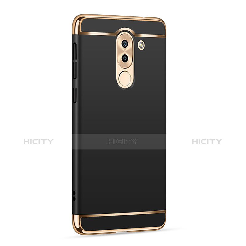 Etui Bumper Luxe Metal et Plastique M02 pour Huawei Honor 6X Noir Plus