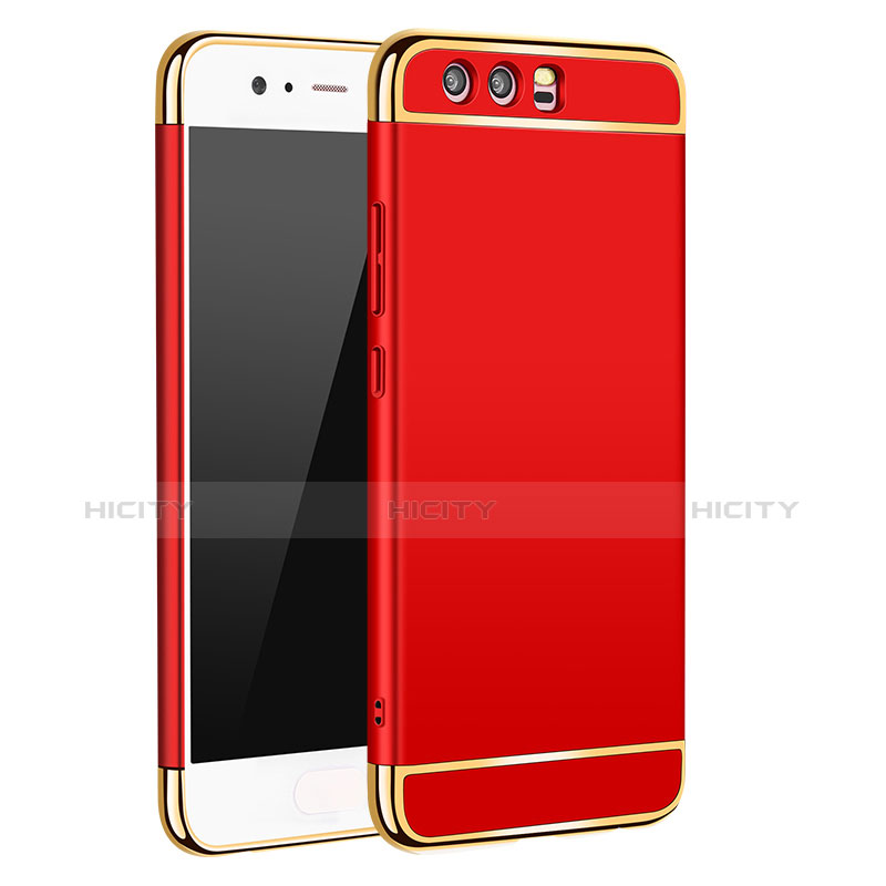 Etui Bumper Luxe Metal et Plastique M02 pour Huawei P10 Rouge Plus