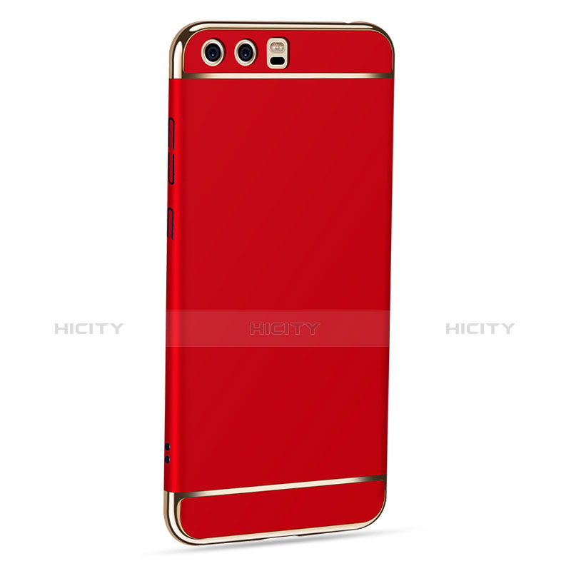 Etui Bumper Luxe Metal et Plastique M02 pour Huawei P10 Rouge Plus