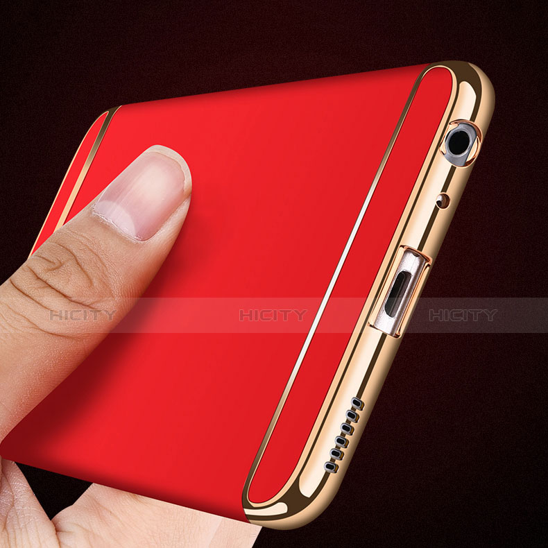 Etui Bumper Luxe Metal et Plastique M02 pour Huawei P10 Rouge Plus