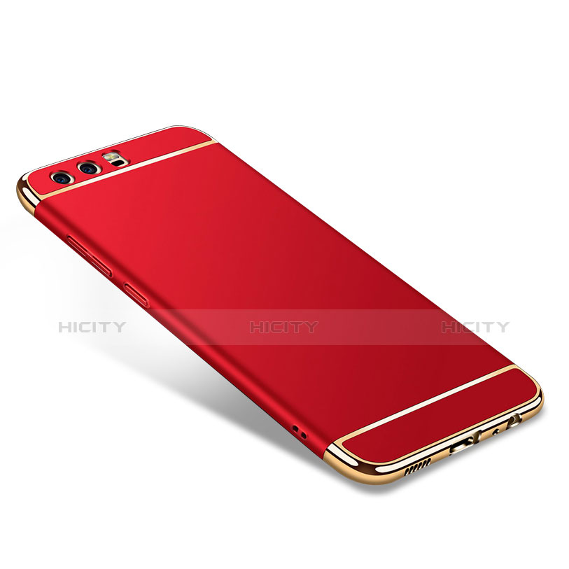 Etui Bumper Luxe Metal et Plastique M02 pour Huawei P10 Rouge Plus