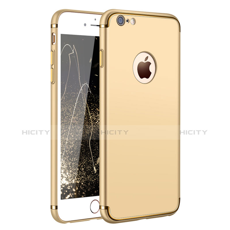 Etui Bumper Luxe Metal et Plastique pour Apple iPhone 6 Plus Or Plus