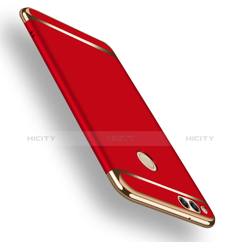 Etui Bumper Luxe Metal et Plastique pour Huawei Honor 7X Rouge Plus